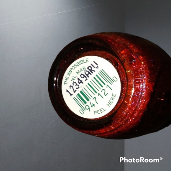 RARE! OPI Liquid Sand The Impossible Red Glitter Stars Nail Lacquer 0.5 Fl Oz - Picture 3 of 3